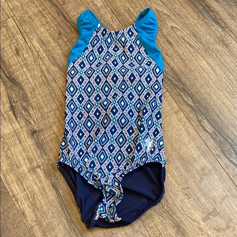 Girl gymnastics leotard